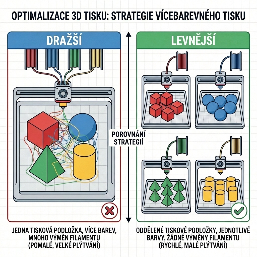 Srovnání strategie tisku